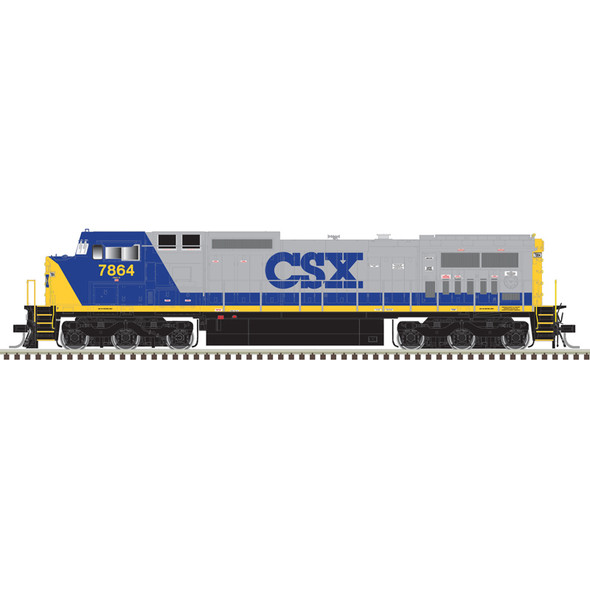 PRE-ORDER: Atlas 40005835 - GE DASH 8-40CW DC Silent CSX (CSXT) 7864 - N Scale