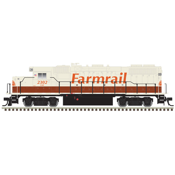 PRE-ORDER: Atlas 10004577 - EMD GP38-2 w/ DCC and Sound Farmrail (GNBC) 2314 - HO Scale