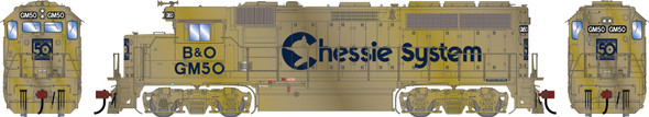 PRE-ORDER: Athearn Genesis 1738 - EMD GP40-2 DC Silent Chessie (B&O) GM50 - HO Scale