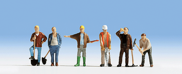 Noch 15110 - Construction Workers  - HO Scale