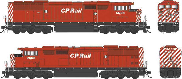Bowser 25359 - GMD SD40-2F w/ DCC and Sound Canadian Pacific (CP) 9006 - HO Scale