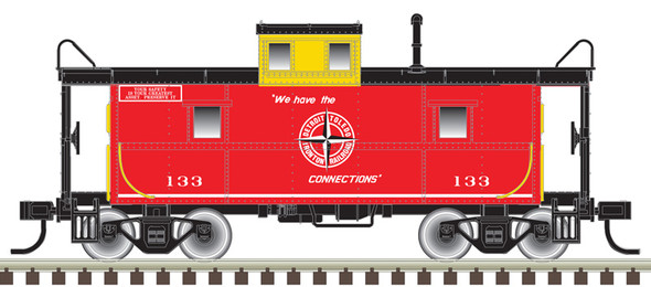 Atlas Trainman 50006033 - C&O Cupola Caboose Detroit, Toledo and Ironton (DTI) 133 - N Scale