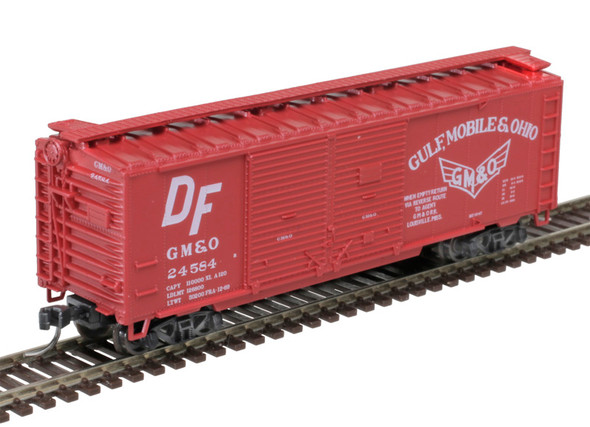 Atlas Trainman 50006196 - 40' Double Door Box Car Gulf Mobile and Ohio (GM&O) 24584 - N Scale