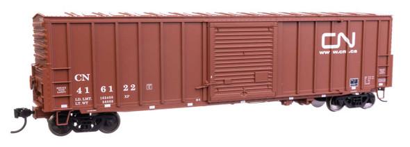 Walthers Mainline 910-46005 - 50' ACF Exterior Post Dreadnaught End Plate B Boxcar Canadian National (CN) 416122 - HO Scale