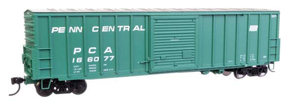 Walthers Mainline 910-46016 - 50' ACF Exterior Post Dreadnaught End Plate B Boxcar Penn Central (PC) 166077 - HO Scale