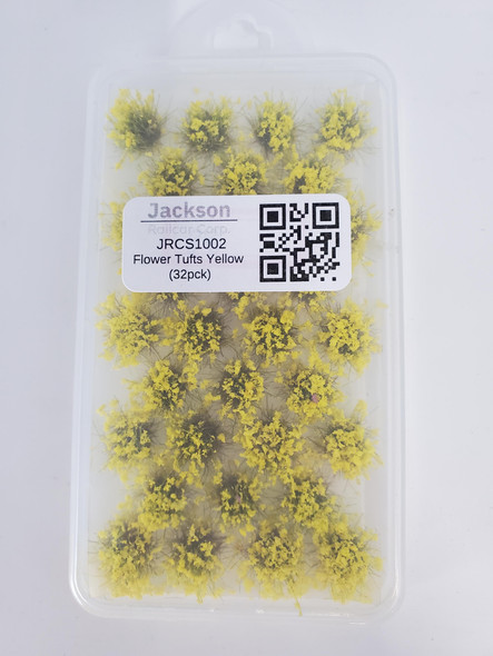 Jackson Railcar S1002 - Flower Tufts Yellow (32pck)  - Multi Scale