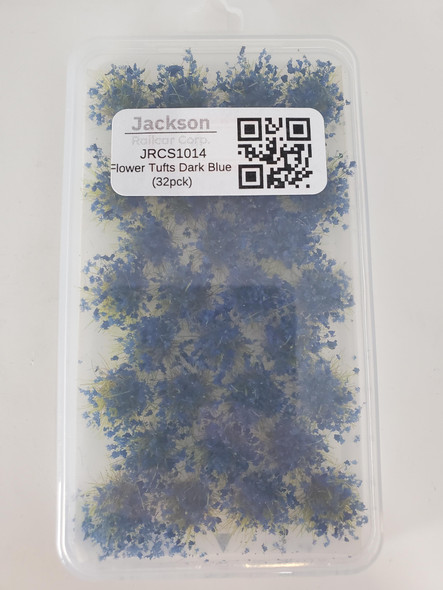 Jackson Railcar S1014 - Flower Tufts Dark Blue (32pck)  - Multi Scale