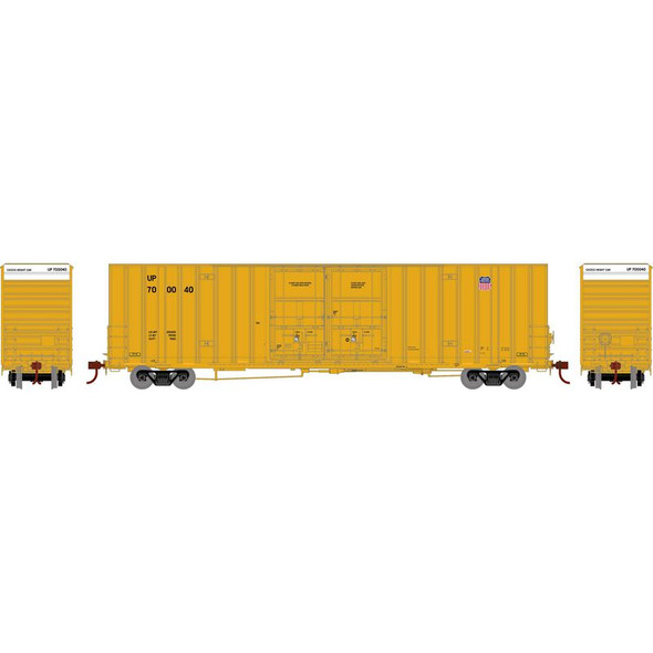 Athearn 75312 - 60' Gunderson Boxcar Union Pacific (UP) 700040 - HO Scale