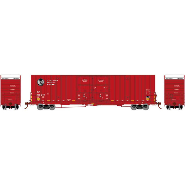 Athearn 75315 - 60' Gunderson Boxcar Canadian Pacific (CP) 218212 - HO Scale