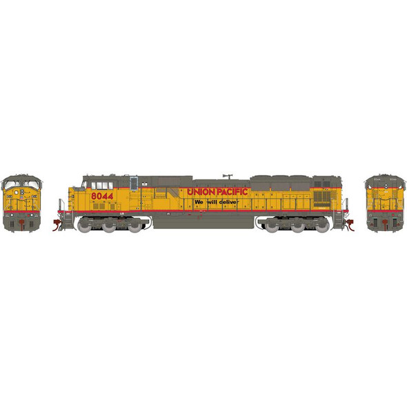 Athearn Genesis 27379 - EMD SD90/43MAC w/ DCC and Sound Union Pacific (UP) 8044 - HO Scale