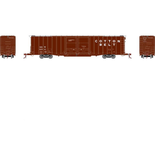 Athearn Genesis 75894 - 60' PS Auto Box Cotton Belt (SSW) 62501 - HO Scale