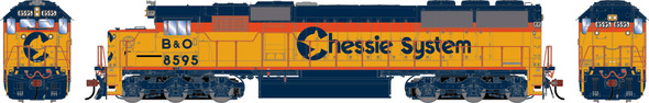 PRE-ORDER: Athearn Genesis 1835 - EMD SD50 (DC Silent) Chessie (B&O) 8595 - HO Scale