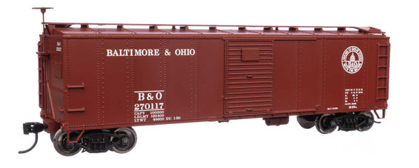 Walthers Mainline 910-40952 - 40' Early X29 Boxcar Baltimore & Ohio (B&O) 270117 - HO Scale