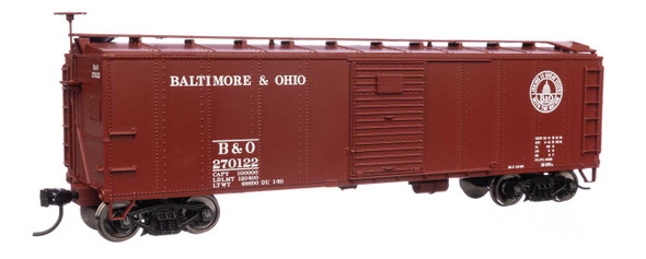 Walthers Mainline 910-40953 - 40' Early X29 Boxcar Baltimore & Ohio (B&O) 270122 - HO Scale