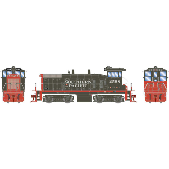 Athearn 29669 - EMD SW1500 DC Silent Southern Pacific (SP) 2568 - HO Scale