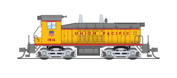 PRE-ORDER: Broadway Limited 9350 - EMD SW7 w/ DCC and Sound Union Pacific (UP) 1816 - N Scale