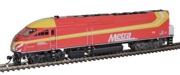 Atlas Master 10004150 - MPI MP36 DC Silent Metra (METX) 425 Rock Island Heritage - HO Scale