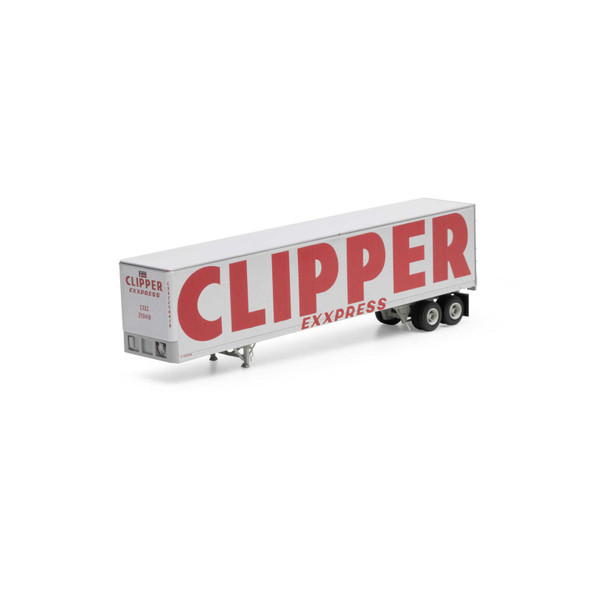 Athearn 16143 - 45' Fruehauf Z-Van Trailer Clipper Express CXXZ 250418 - HO Scale