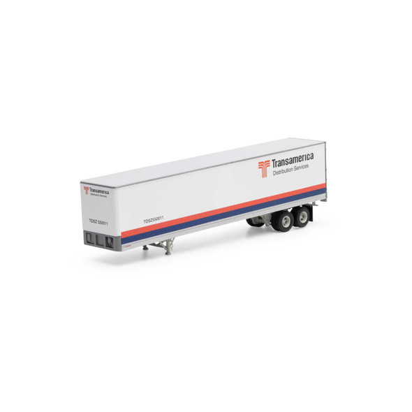 Athearn 16145 - 45' Fruehauf Z-Van Trailer TransAmerica TDSZ 550011 - HO Scale