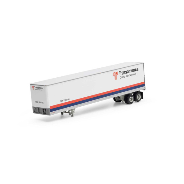 Athearn 16146 - 45' Fruehauf Z-Van Trailer TransAmerica TDSZ 550136 - HO Scale