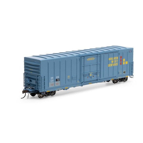 Athearn Genesis 26888 - 50' PC&F Exterior-Post Boxcar Denver & Rio Grande Western (D&RGW) Patched 61672 - HO Scale