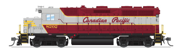 Broadway Limited 8905 - EMD GP35 DC Silent Canadian Pacific (CP) 8202 - HO Scale