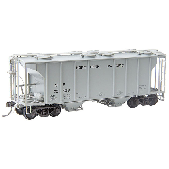 Kadee 8051 - PS-2 2-Bay 2003 Cu Ft Covered Hopper Northern Pacific (NP) 75423 - HO Scale