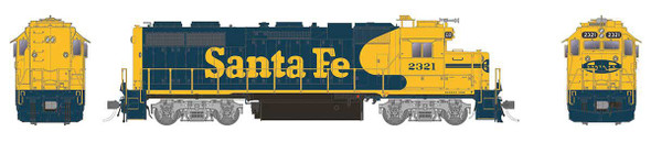 Rapido 38001 - EMD GP38 DC Silent Atchison, Topeka and Santa Fe (ATSF) 2321 - HO Scale