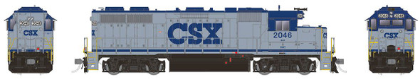 Rapido 38512 - EMD GP38 w/ DCC and Sound CSX (CSXT) 2046 - HO Scale