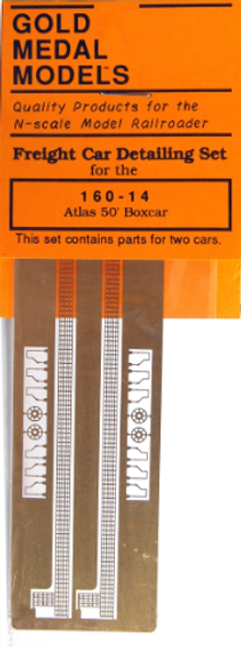 Gold Medal Models 160-14 - Atlas 50' Boxcar Detail Set - N Scale