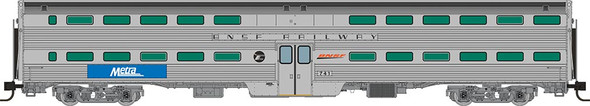 PRE-ORDER: Rapido 545011A - Gallery Commuter Car Metra (METX) Single Car - N Scale