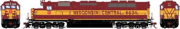 PRE-ORDER: Athearn Genesis 2029 - EMD SDP45 w/ DCC and Sound Wisconsin Central (WC) 6634 - HO Scale