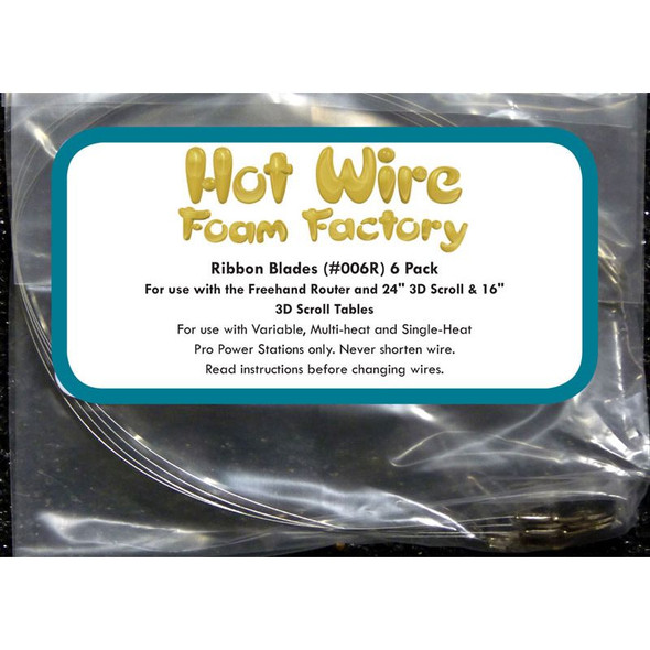 Hot Wire Foam Factory DW006R - Shapeable Flat Wires    -