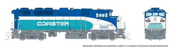 PRE-ORDER: Rapido 519009 - GMDD F59PH (DC Silent) Coaster