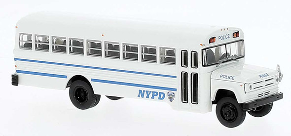 Brekina 61333 - 1960s-1970s Dodge S 600 Bus New York City Police