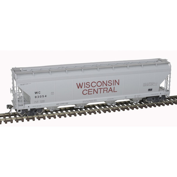 Atlas Master 20006399 - ACF 5250 Covered Hopper Wisconsin Central (WC) 83054 - HO Scale