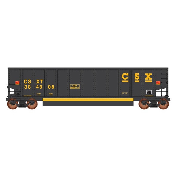 Intermountain 6400007-A01 - 13 Panel Coal Porter CSXT Black 6pack #1 - N Scale