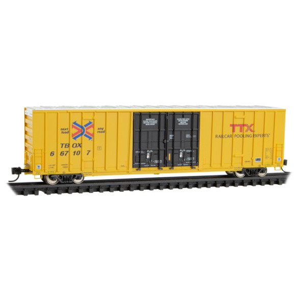 マイクロトレイン フラットカー 等 Micro-Trains Line 12344023 - 60' Rib Side Boxcar TTX (TBOX