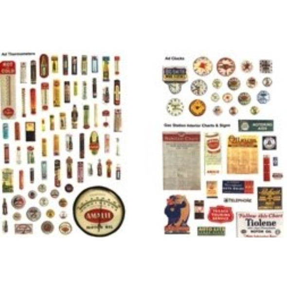 JL Innovative 248 - Vintage Advertising Thermometers & Clocks 30's-50's    - HO Scale