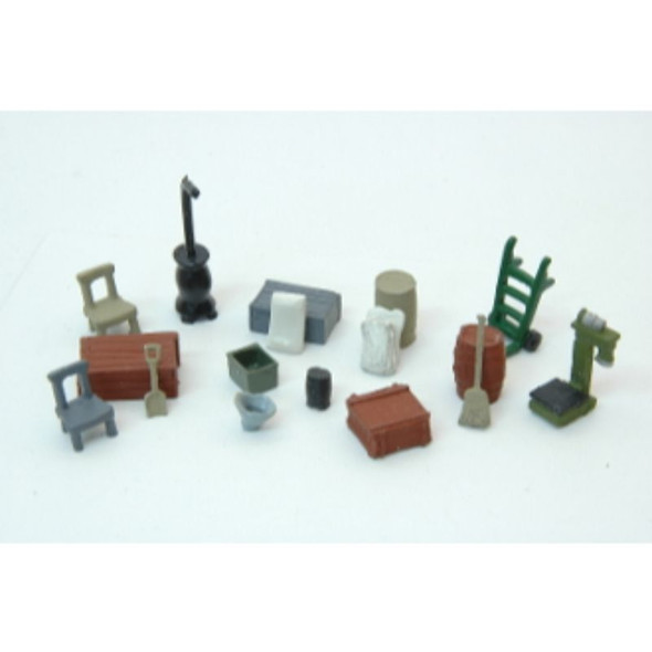 JL Innovative 334 - Country Store Detail Set (17)    - HO Scale Kit