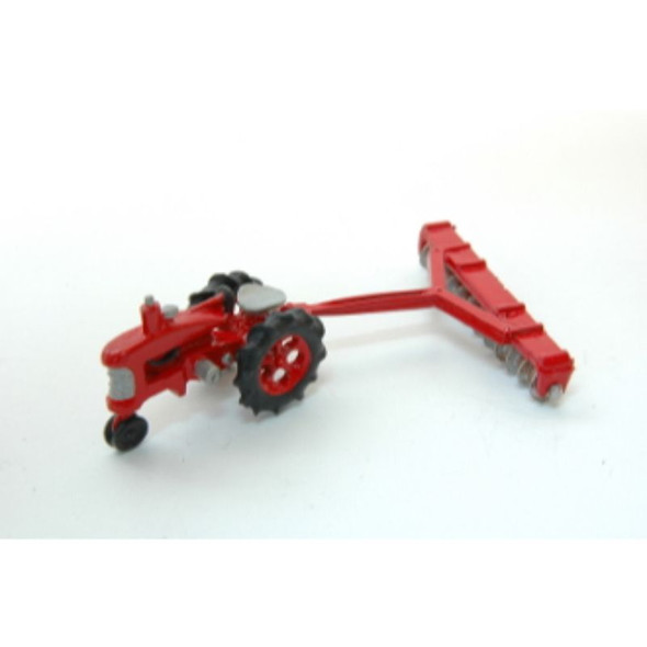 JL Innovative 343 - Tractor & 12 Bottom Disc Harrow    - HO Scale Kit