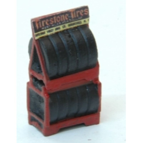 JL Innovative 432 - Custom 2 Tier Auto Tire Rack (1)    - HO Scale