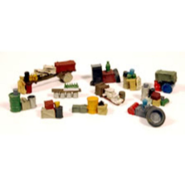 JL Innovative 500 - Stacks of Stuff-Junk Piles Unfinished Details(11)    - HO Scale Kit