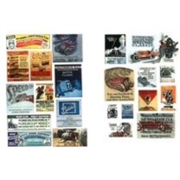 JL Innovative 548 - Vintage Racing & Speedway Signs 20's-40's (22)    - HO Scale