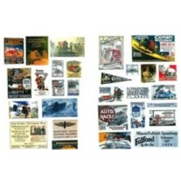 JL Innovative 549 - Vintage Racing & Speedway Signs 20's-40's II (33)    - HO Scale