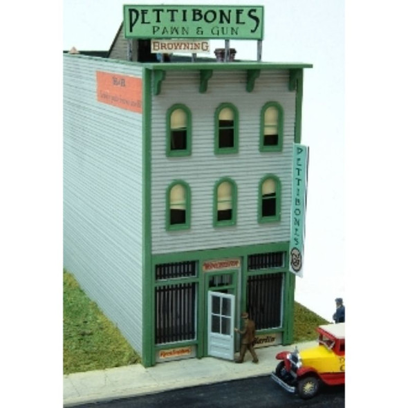 JL Innovative 631 - Pettibone's Pawn & Gun    - HO Scale Kit