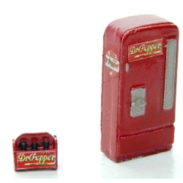 JL Innovative 742 - Custom Upright Soda Machine/Case Dr. Pepper    - HO Scale