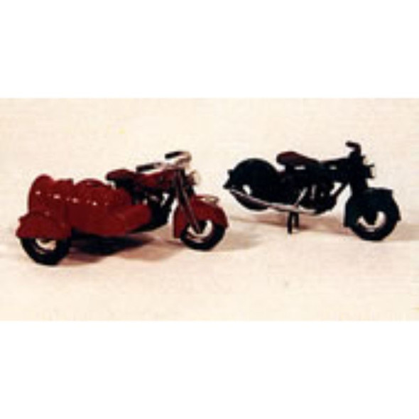 JL Innovative 906 - Classic '47 MC & MC with Fuel Tank Sidecar    - HO Scale Kit