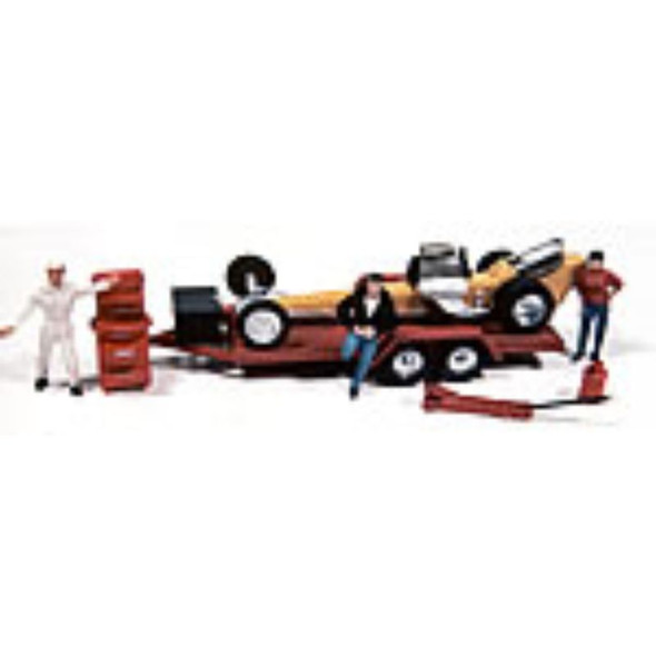 JL Innovative 922 - Vintage Dragster / Trailer / Tools & Accessories    - HO Scale Kit