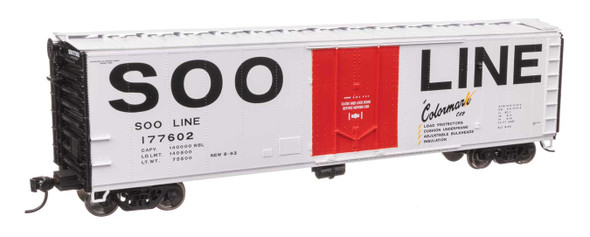 Walthers Mainline 910-2868 - 50' PC&F Insulated Boxcar Soo Line (SOO) 177670 - HO Scale